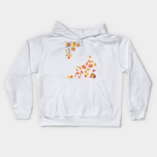 Falling leaves Kids Hoodie